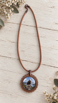Jackie the Bald Eagle of Big Bear Cabochon Necklace