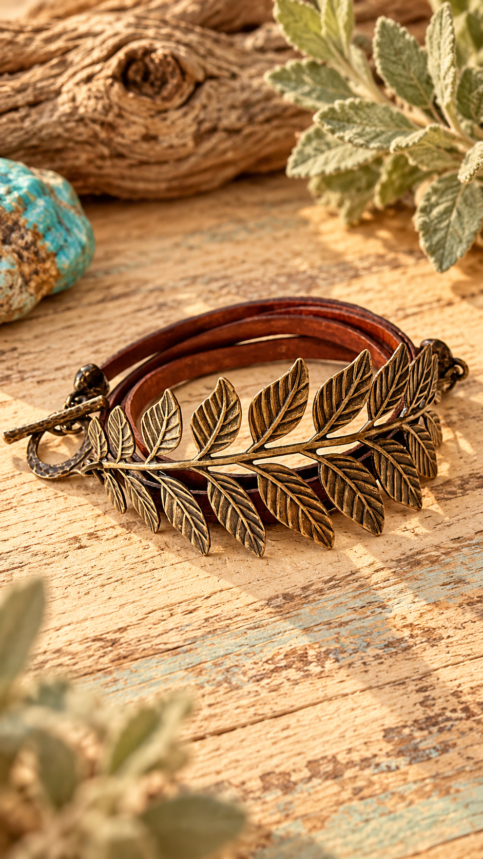 Golden Prairie | Tiger's Eye, Leather & Antique Brass Jewelry Collection