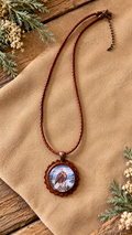 Jackie the Bald Eagle of Big Bear Cabochon Necklace